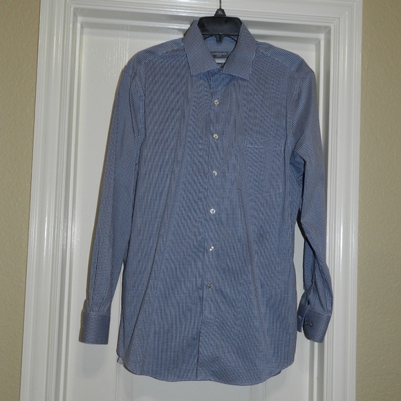 Van Heusen Flex Dress Shirt Ultra Wrinkle Free Regular Fit - Picture 1 of 8